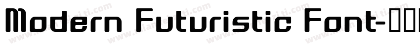 Modern Futuristic Font字体转换
